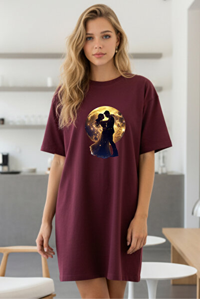 Pink Sky Γυναικείο μπλουζάκι με κοντό μανίκι και λαιμόκοψη, μεγάλο μέγεθος, ν...