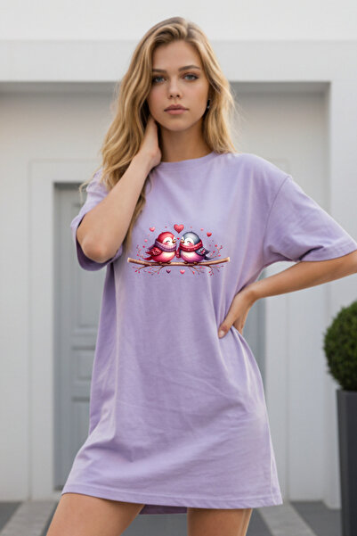 Pink Sky Γυναικείο μπλουζάκι με κοντό μανίκι και λαιμόκοψη, μεγάλο μέγεθος, ν...