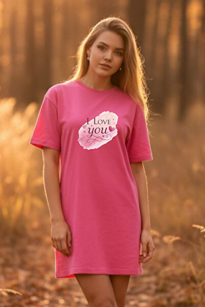 Pink Sky Γυναικείο μπλουζάκι με κοντό μανίκι και λαιμόκοψη, μεγάλο μέγεθος, ν...