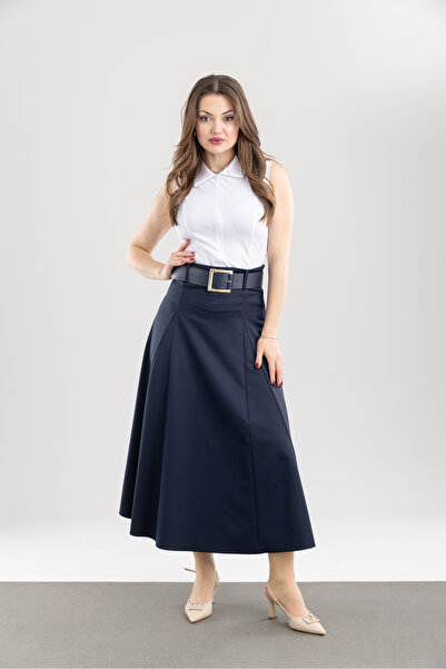 TUĞBA ERGÜL Γυναικεία φούστα Nikol με λεπτομέρεια ζώνης