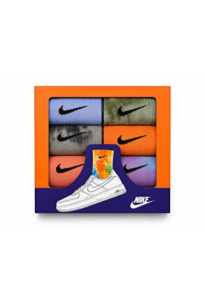 OEM Σετ 6 ζευγαριών κάλτσες Nike – καθημερινή άνεση, φρέσκα χρώματα & εμβλημα...