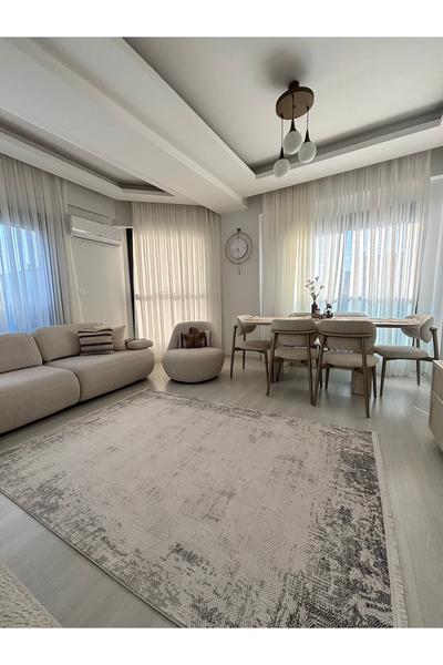 Odesa Halı Delüx Yün Tuşeli %100 Akrilik Modern Desen Oturma Odası Salon ve K...