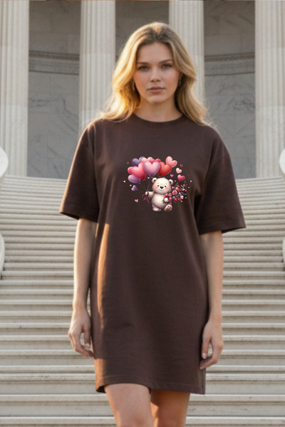 Pink Sky Γυναικείο μπλουζάκι με κοντό μανίκι και λαιμόκοψη, μεγάλο μέγεθος, ν...