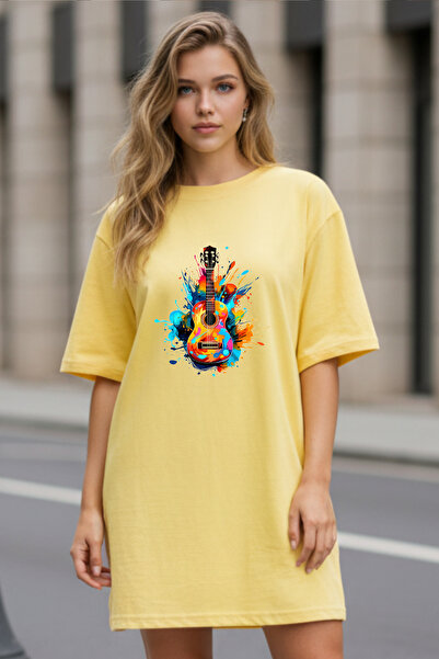 Pink Sky Γυναικείο μπλουζάκι με κοντό μανίκι και λαιμόκοψη, μεγάλο μέγεθος, ν...