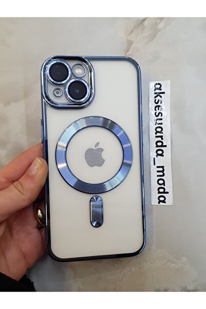 ZB Aksesuarda Moda İPHONE 14 Uyumlu Kamera Lensli Magsafe Özellikli Kenarları...