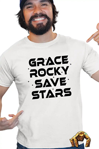OEM Tricou Barbati Project Hail Mary Grace Rocky Save Stars