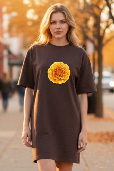 Pink Sky Γυναικείο μπλουζάκι με κοντό μανίκι και λαιμόκοψη, μεγάλο μέγεθος, ν...