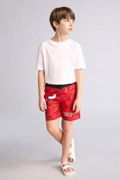 DeFacto NBA Σορτς Κολύμβησης Σικάγο Μπουλς για Αγόρια H1893A826HS