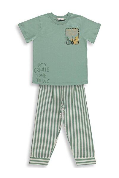 Civil Boys Σετ με στάμπα για 2-5 ετών - Πράσινο