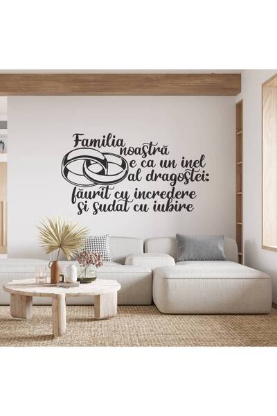 OEM Sticker de perete Familia noastra