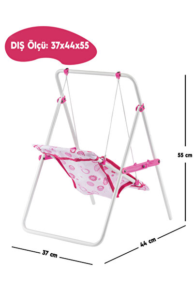 Moonybaby MB1003 Oyuncak Bebek Salıncak / Büyük Ölçülerde Metal Ayaklı