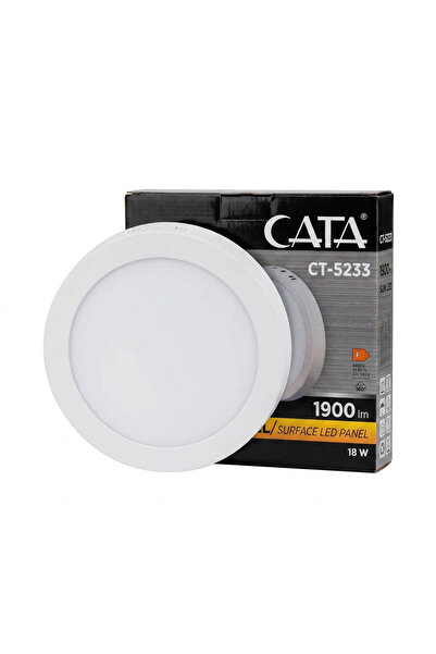 Cata CT-5233 LED Panel 18W Sıva Üstü 3200K