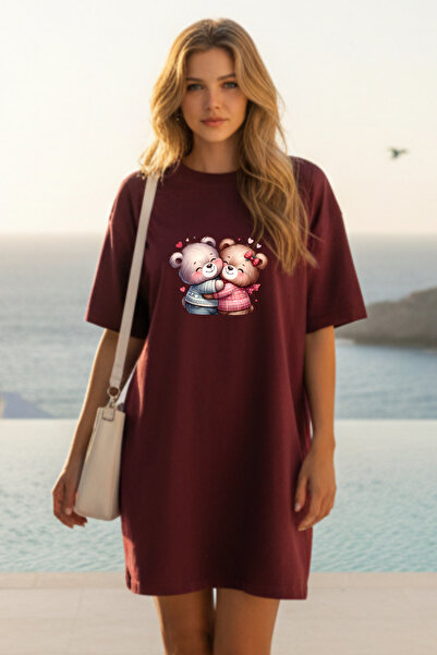 Pink Sky Γυναικείο μπλουζάκι με κοντό μανίκι και λαιμόκοψη, μεγάλο μέγεθος, ν...