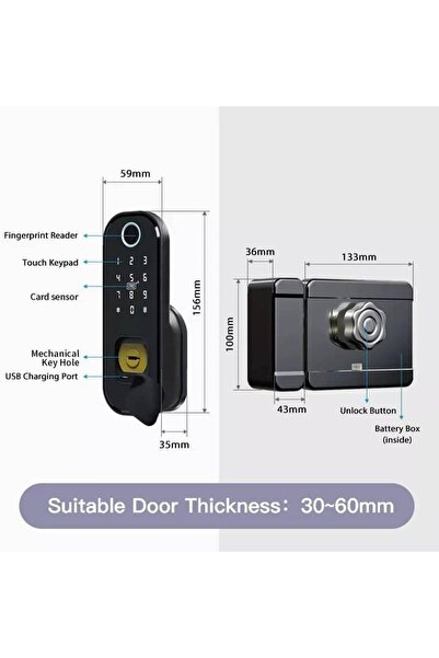 TTLOCK قفل ذكي تويا