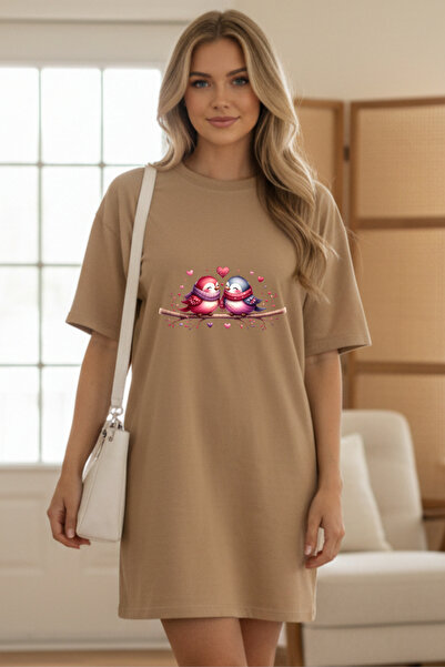 Pink Sky Γυναικείο μπλουζάκι με κοντό μανίκι και λαιμόκοψη, μεγάλο μέγεθος, ν...