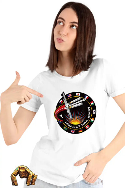 OEM Γυναικείο Μπλουζάκι με Σήμα Αποστολής Διαστημοπλοίου  "Πρόγραμμα Παναγία "