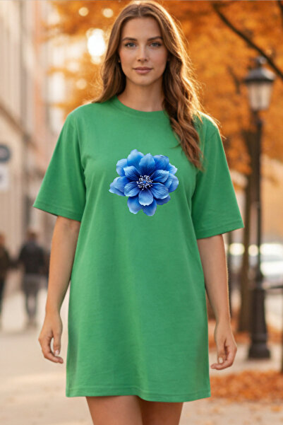 Pink Sky Γυναικείο μπλουζάκι με κοντό μανίκι και λαιμόκοψη, μεγάλο μέγεθος, ν...