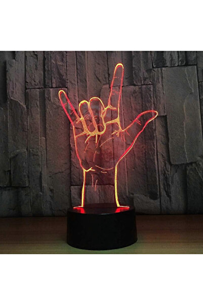 zola 3D LED RGB λάμπα κομοδίνου, τηλεχειριστήριο, τροφοδοσία USB ή με μπαταρί...