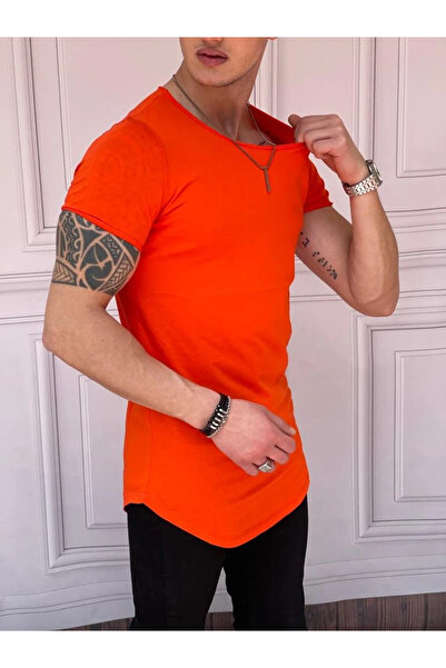 MODEFENDİ Tricou de bază din bumbac, croială ovală, slim fit