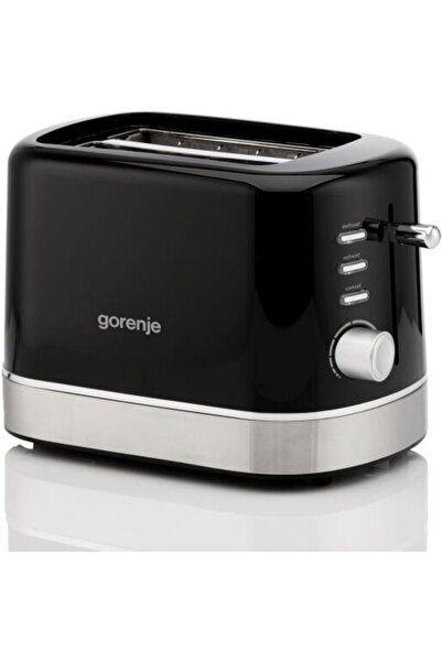 Gorenje T800DB, 800 W, 2 slices, Black/Silver