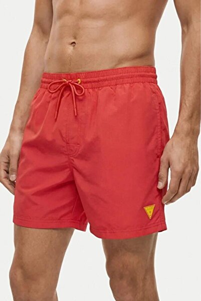 Guess Νέο Βασικό Ανδρικό Ροζ Μαγιό Μεσαίου Μεγέθους F6GT24WG282-G597