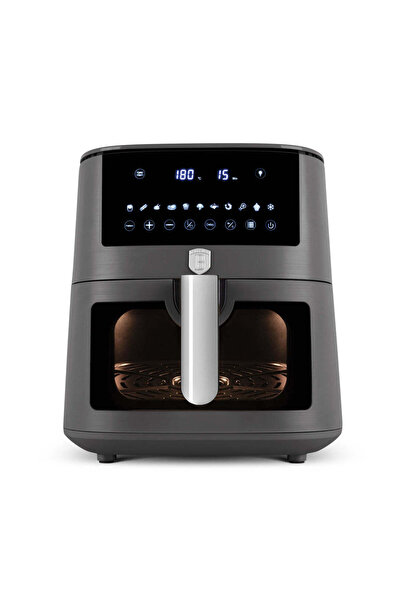 OferteTop Airfryer Cu Ecran Digital Și Fereastră Vizibilă (8 L)