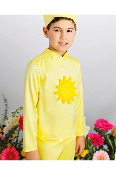 fustite cu luminite Μπλούζα Ήλιος με Φωτάκια - 3-4 ετών (98-104 εκ.)