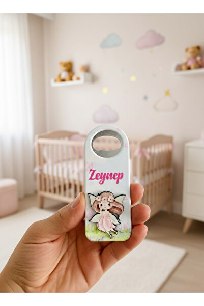 minikkoala 3 Boyutlu Kabartmalı Yeni Doğan Hediyelik Bebek Açacak Magnet- Per...