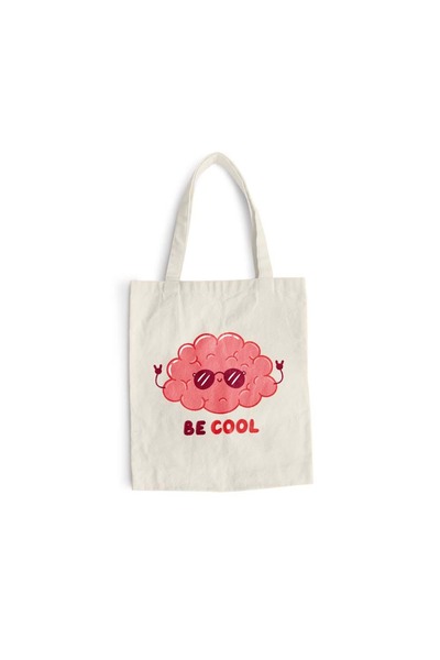 Intelli Cotton shopping bag with long handles, Be Cool, 38×42 cm, VA229