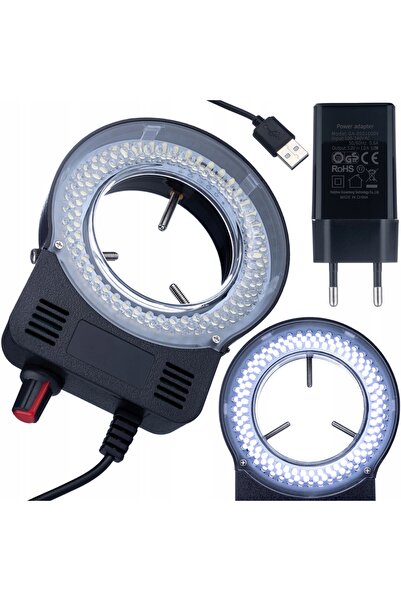 Rosfix MicroBright 144 LED Inel Luminos USB – Reglabil 0–100% |   0–10W, 30–65mm