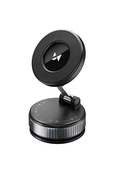 WOZINSKY Suport auto telefon WUSM-01, magnetic, bord/parbriz, negru