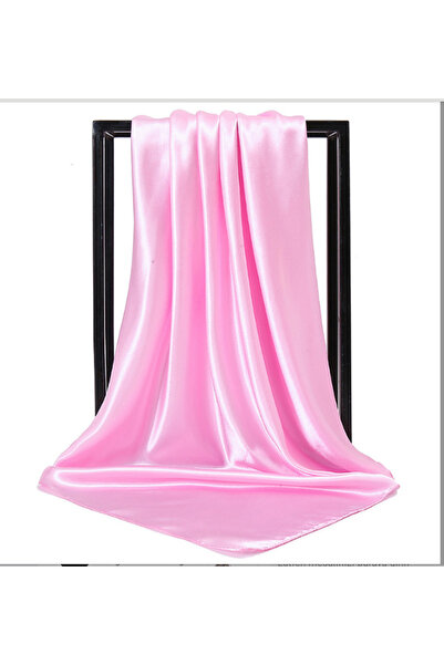 Deserto Fashion Pure Color Shiny Polyester Satin Scarf - Vibrant Shades with ...