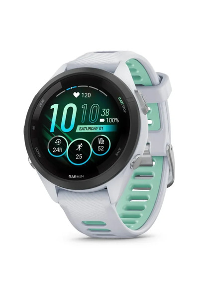 Garmin Forerunner 265S Alb Piatră/Verde Mentă