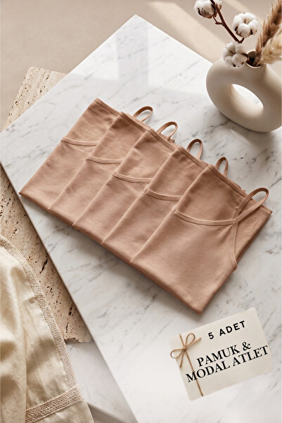 Loule Γυναικεία βαμβακερά & μοντάλ εσώρουχα με 5 λουράκια – Αντιιδρωτική μαλα...