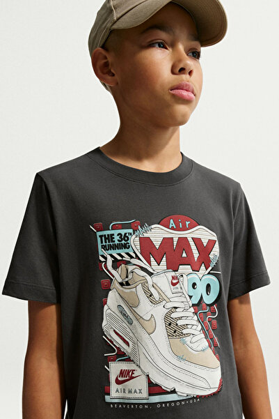 Nike Sportswear Air Max 90 Casual Style Short Sleeve Children's T-Shirt Ii044...