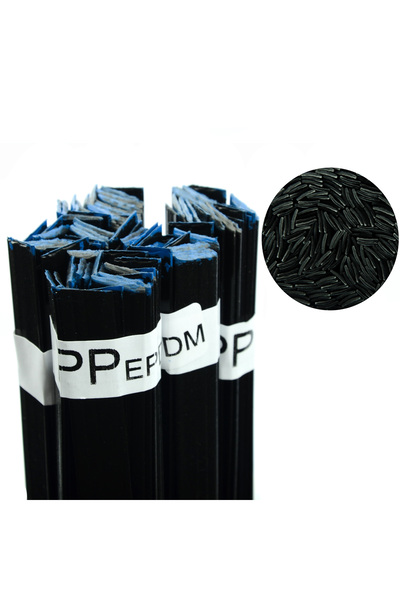 Rosfix Bandă de umplere pentru sudură plastic – Negru 8mm |   100g PP/EPDM 26...