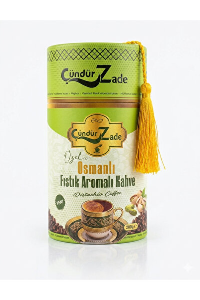 ÇÜNDÜRZADE Turkish Coffee with Pistachios 200 g |   In a Special Box |   Trad...
