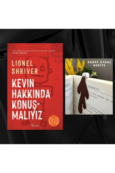 Koridor Yayıncılık We Should Talk about Kevin / Spilled Coffee Figure Bookmar...