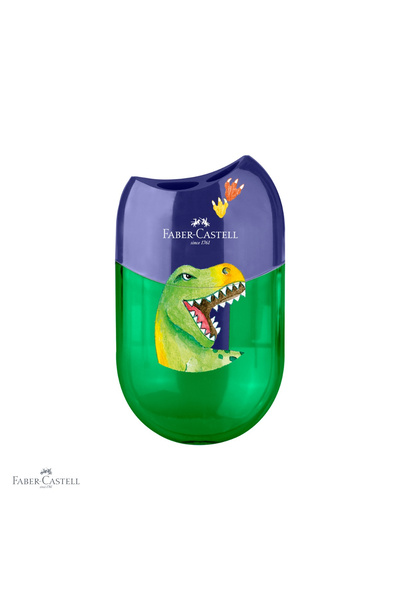 Faber Castell Ascuțitoare dublă cu recipient Faber-Castell, design unicorn și...