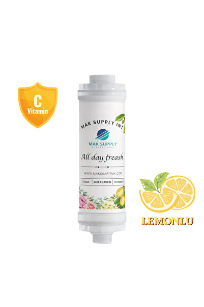 mak supply Duş Filtresi C Vitaminli Limon Parfümlü