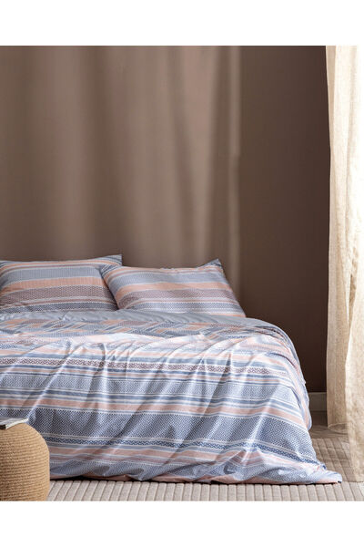 Madame Coco Favor King Size 100% Baumwolle Ranforce Bedrucktes Bettbezug-Set ...