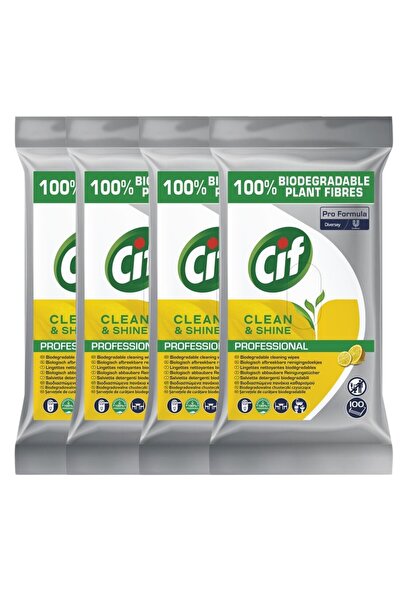Cif Professional Clean&Shine Package – Biodegradable Multifunctional Cleaning...