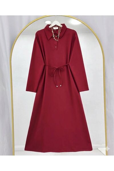 VOLT CLOTHİNG Γυναικείο φόρεμα πόλο με κορδόνια