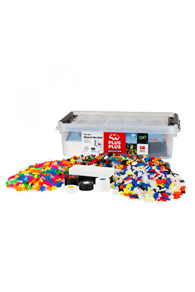 Plus Plus Plus-Plus Φωσφορίζον στο Σκοτάδι Εκπαιδευτικό Σετ Κατασκευών, 3000 ...
