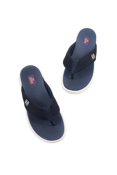 sandal spor Men's Flip Flops Sports Slippers Ss001-0588 Navy Blue