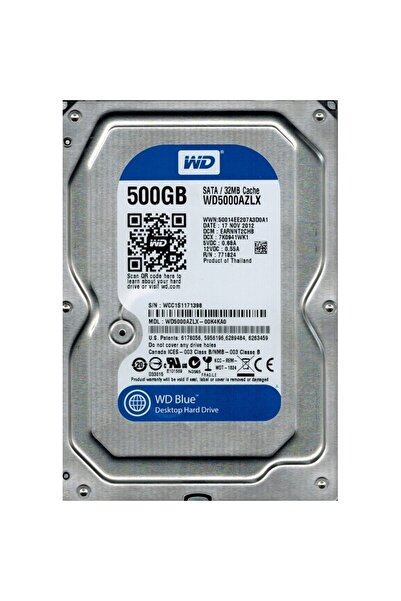 WESTERN DIGITAL Albastru, 500 GB, 7200 RPM, SATA 6GB/s, 3.5 inch