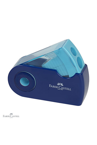 Faber Castell Ascuțitoare dublă din plastic Faber-Castell Sleeve Trend cu rec...