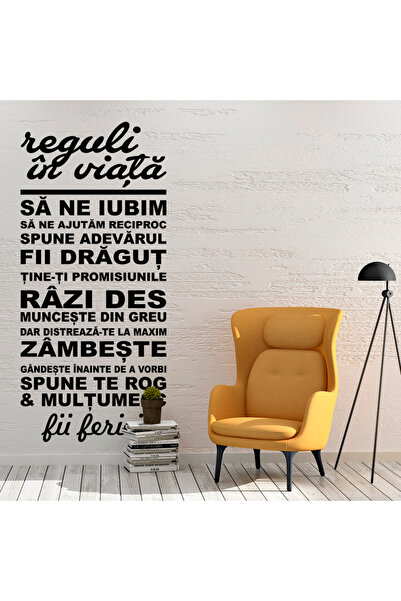 OEM Sticker de perete reguli in viata