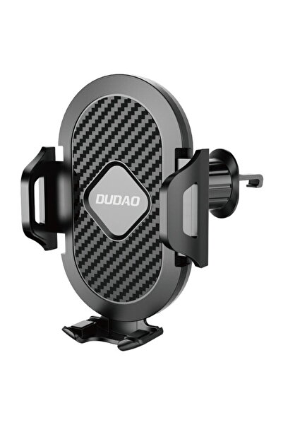 DUDAO Suport auto telefon F2+, prindere grila ventilatie, clema, negru