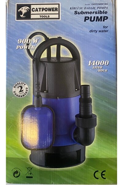 CATPOWER EL ALETLERİ CATPOWER662 KİRLİ SU DALGIÇ POMPA 14 TON 900W